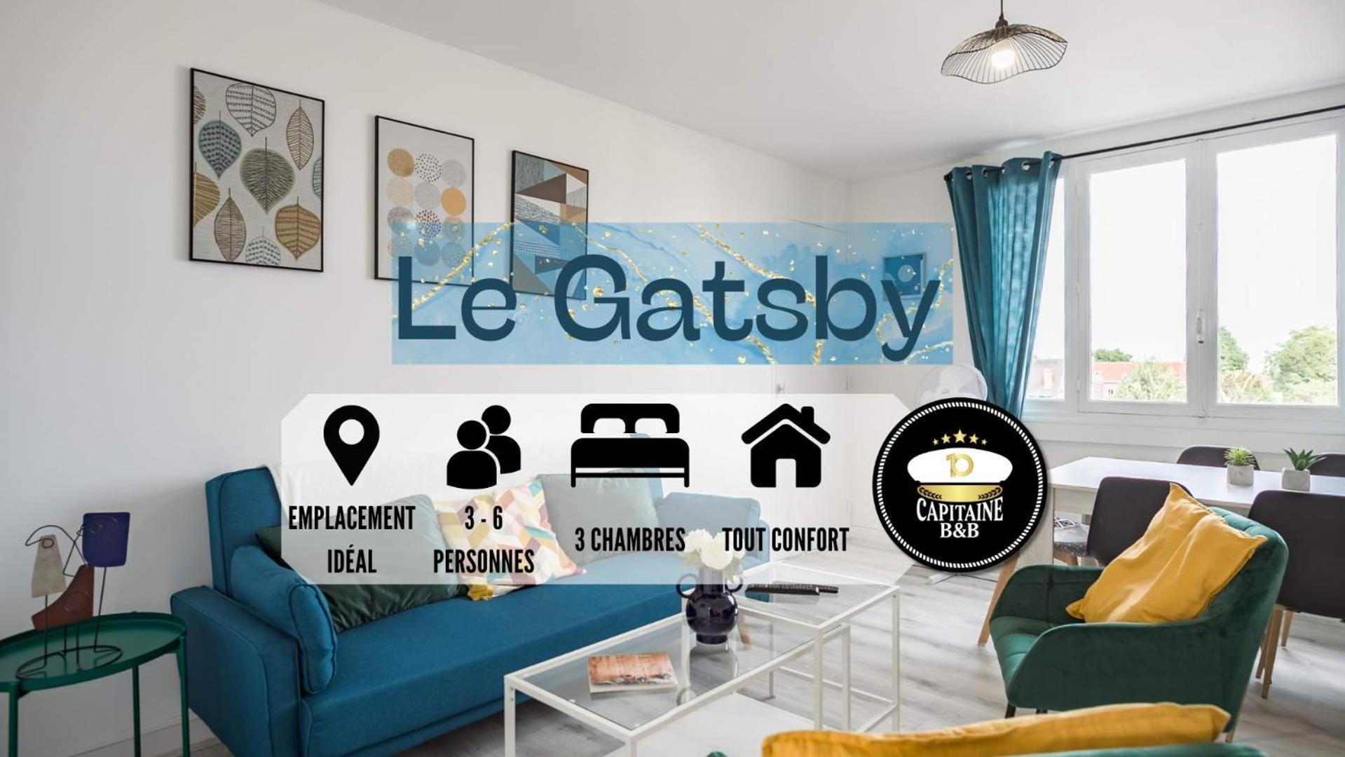Le Gatsby - 3 Chambres - Centre-Ville Труа Экстерьер фото